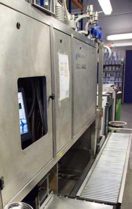 Farb-Mischmaschine Maschine mit Laufband