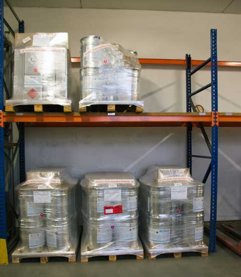 Versandfertig Verpackte Eimer zum versenden