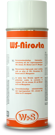 orangenes Aerosol